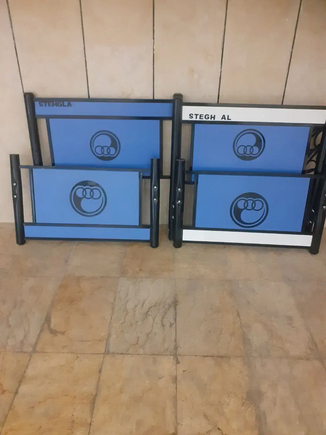 ۳ عدد تخت فلزی|تخت و سرویس خواب|اراک, |دیوار