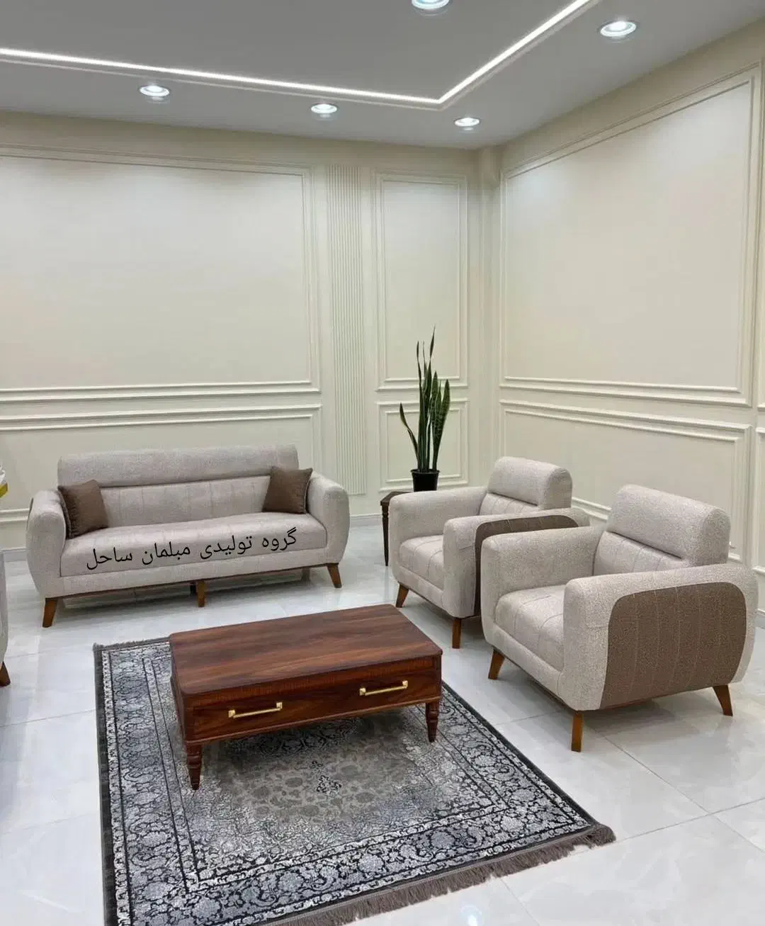 مبل مینی شاتل  چستر ۷نفره شرکتی آماده تحویل اقساط|مبلمان خانگی و میز عسلی|هشتگرد, شهرک وحدت|دیوار