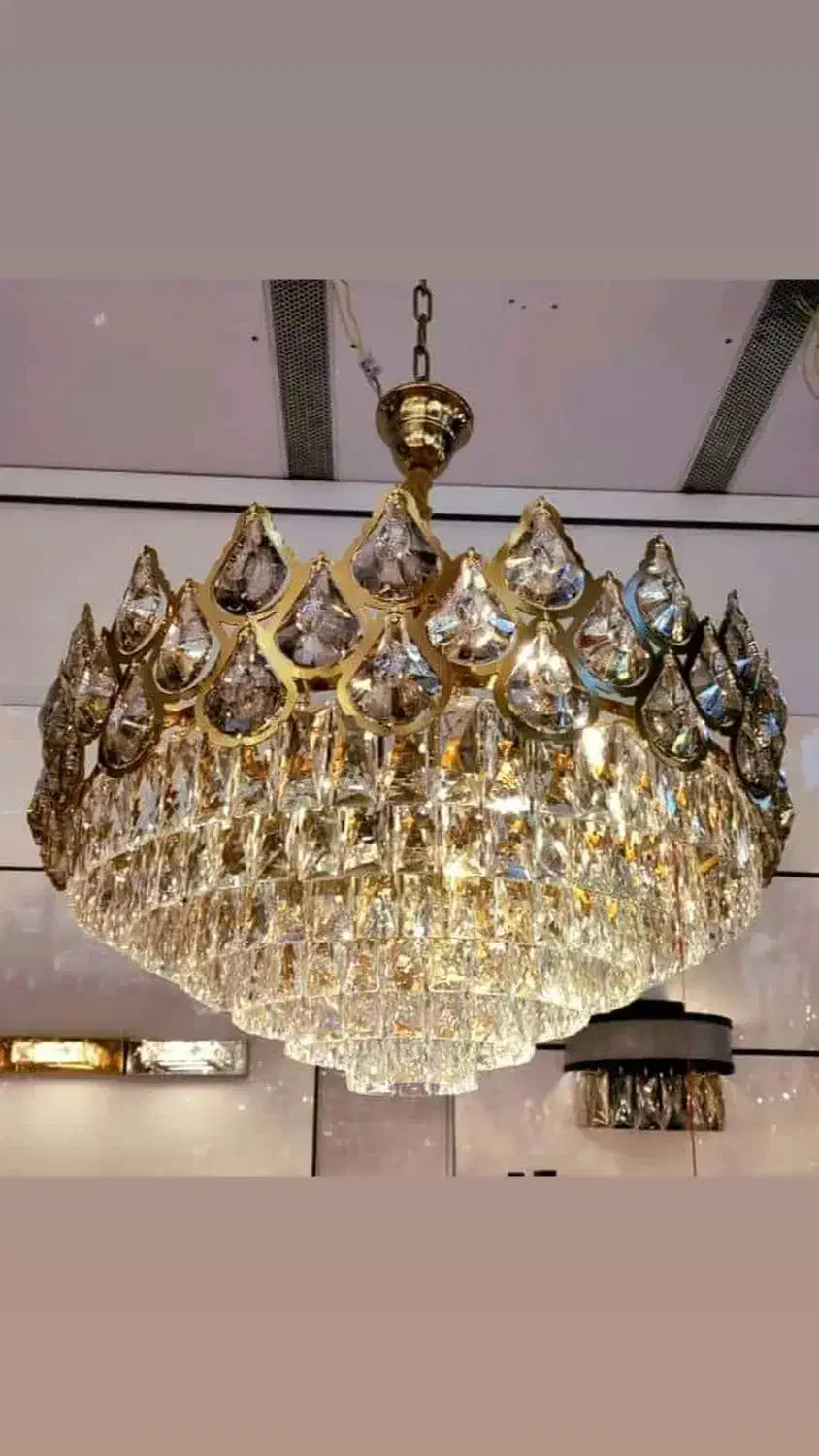 لوستر  و مبل طلا ی|لوستر و چراغ آویز|اهواز, طالقانی|دیوار