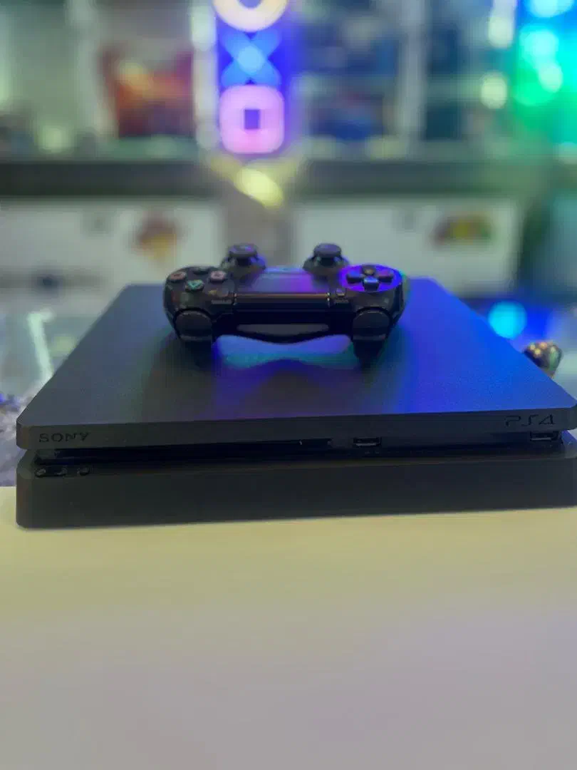 ps4 slim 1tb کپی خور ۲ دسته اصلی|کنسول، بازی ویدئویی و آنلاین|مشکین‌دشت, |دیوار