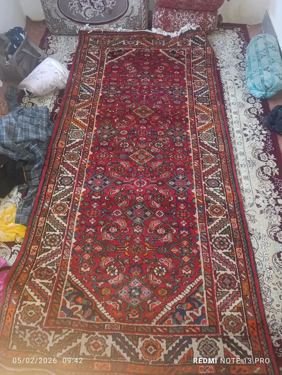 فرش دستبافت قدیمی|فرش|همدان, |دیوار