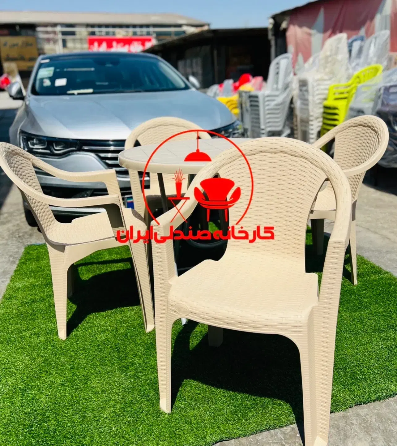 میز و صندلی پلاستیکی طرح یاسین ناهارخوری غذاخوری|میز و صندلی غذاخوری|تهران, نازیآباد|دیوار