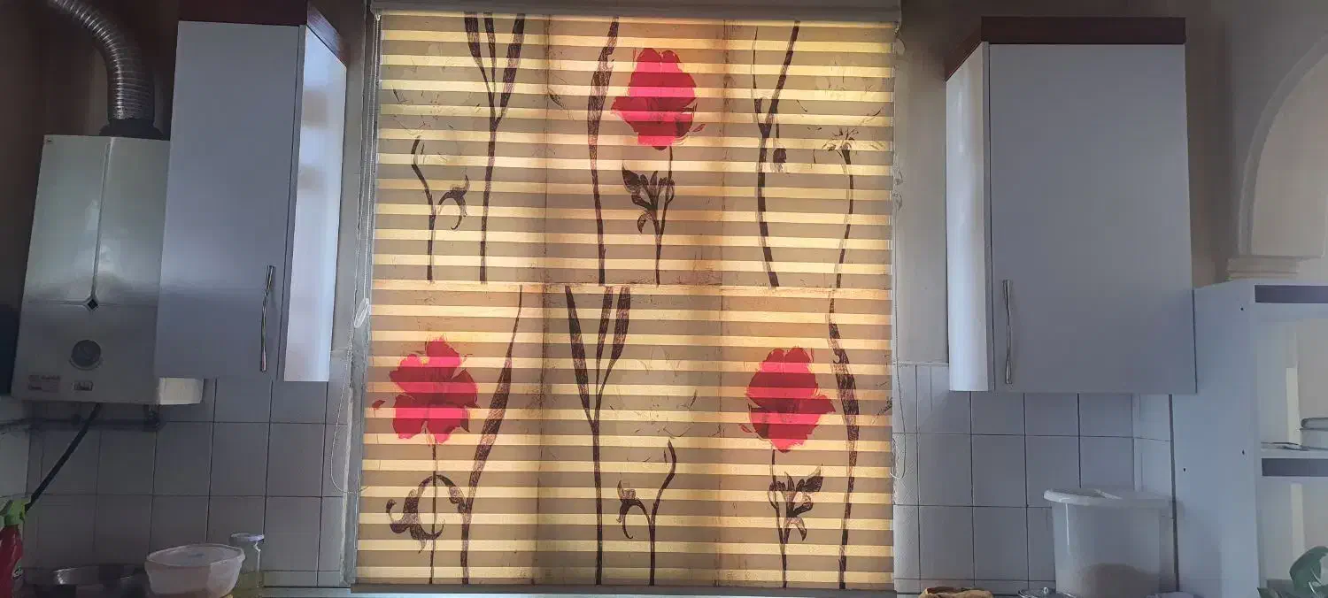 پرده زبرا|پرده، رانر، رومیزی|تهران, شهرک ولیعصر شمالی|دیوار