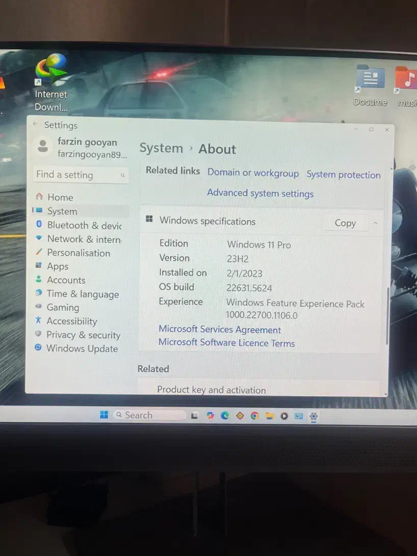 کامپوتر رو میزی hp (آل این وان ۲۴ اینچ)|رایانه رومیزی|کرج, گلشهر|دیوار
