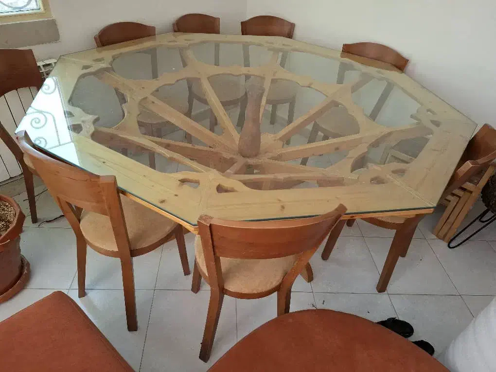 میز ناهارخوری|میز و صندلی غذاخوری|رودهن, |دیوار