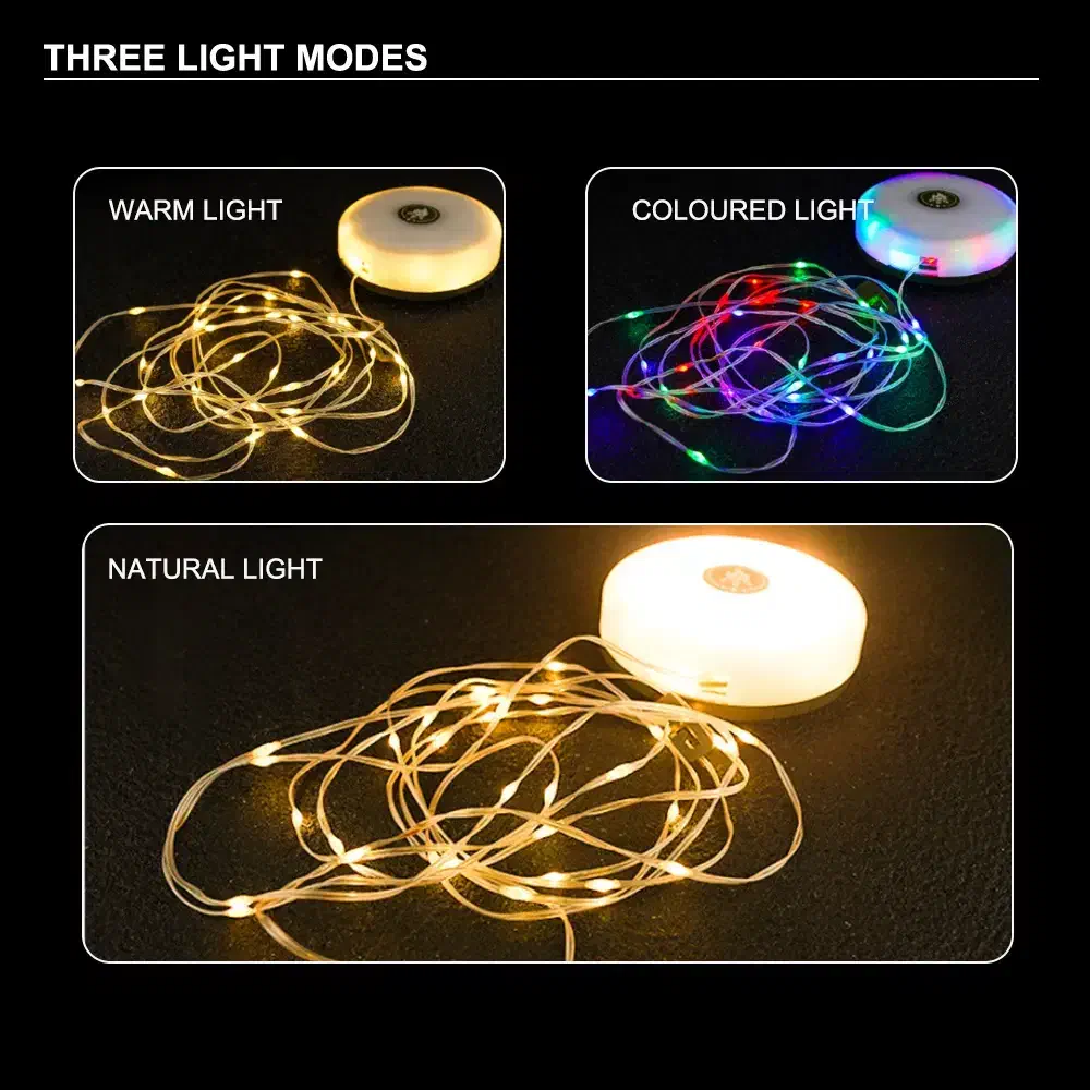 ریسه ۱۰ متر.RGB.چراغ قوه|کوهنوردی و کمپینگ|رشت, معلولین|دیوار