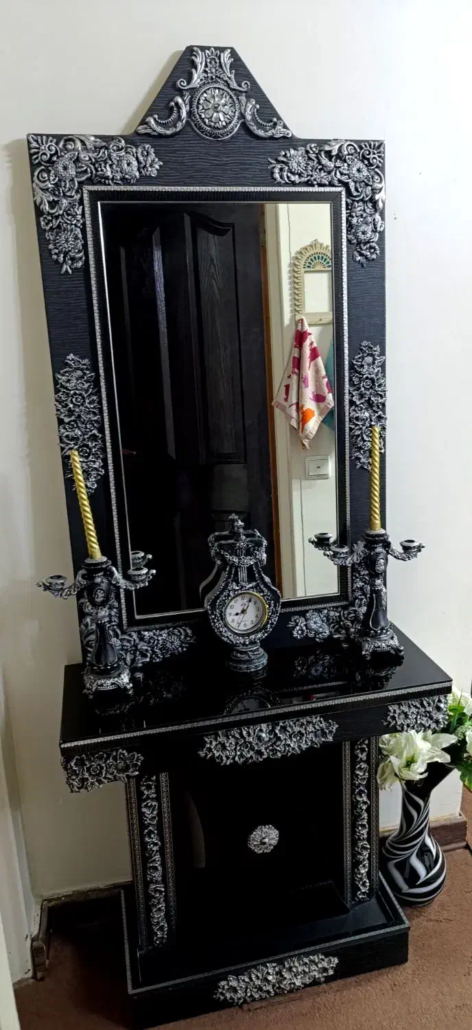 بوفه و آینه کنسول|بوفه، ویترین، کنسول|شبستر, |دیوار