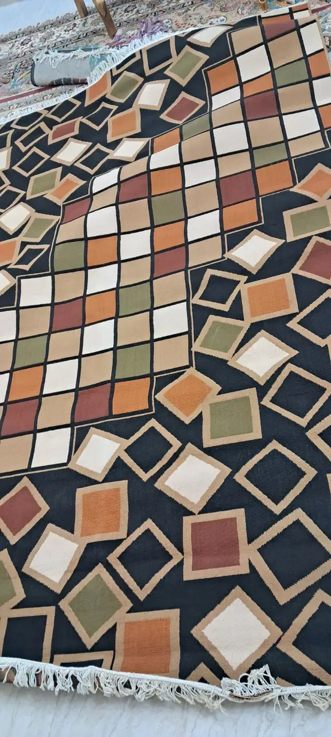 گلیم در حد نو|گلیم، جاجیم، گبه|قوچان, |دیوار