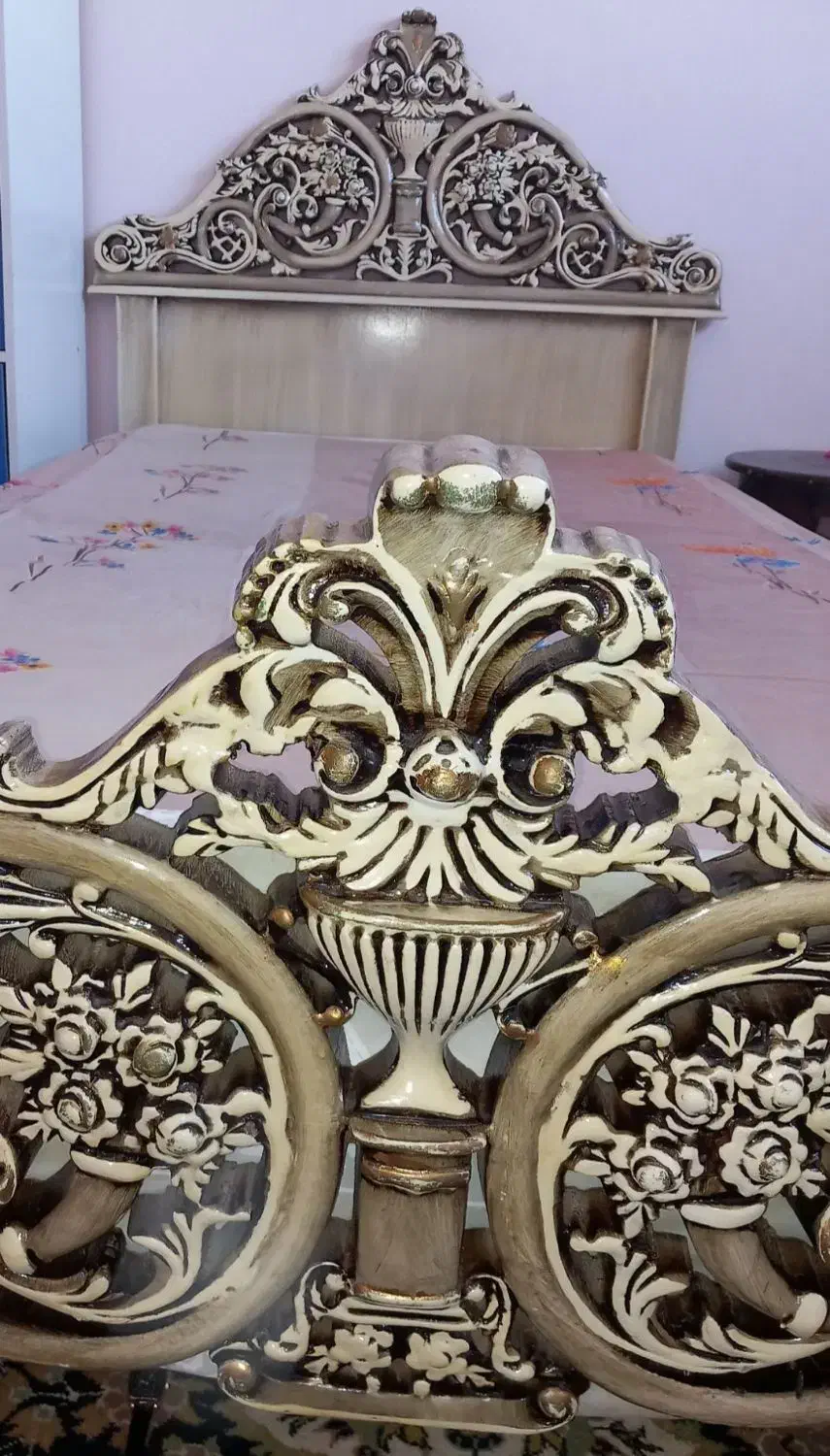 تخت تک نفره در حد صفر همراه با تشک رویال|تخت و سرویس خواب|اهر, |دیوار