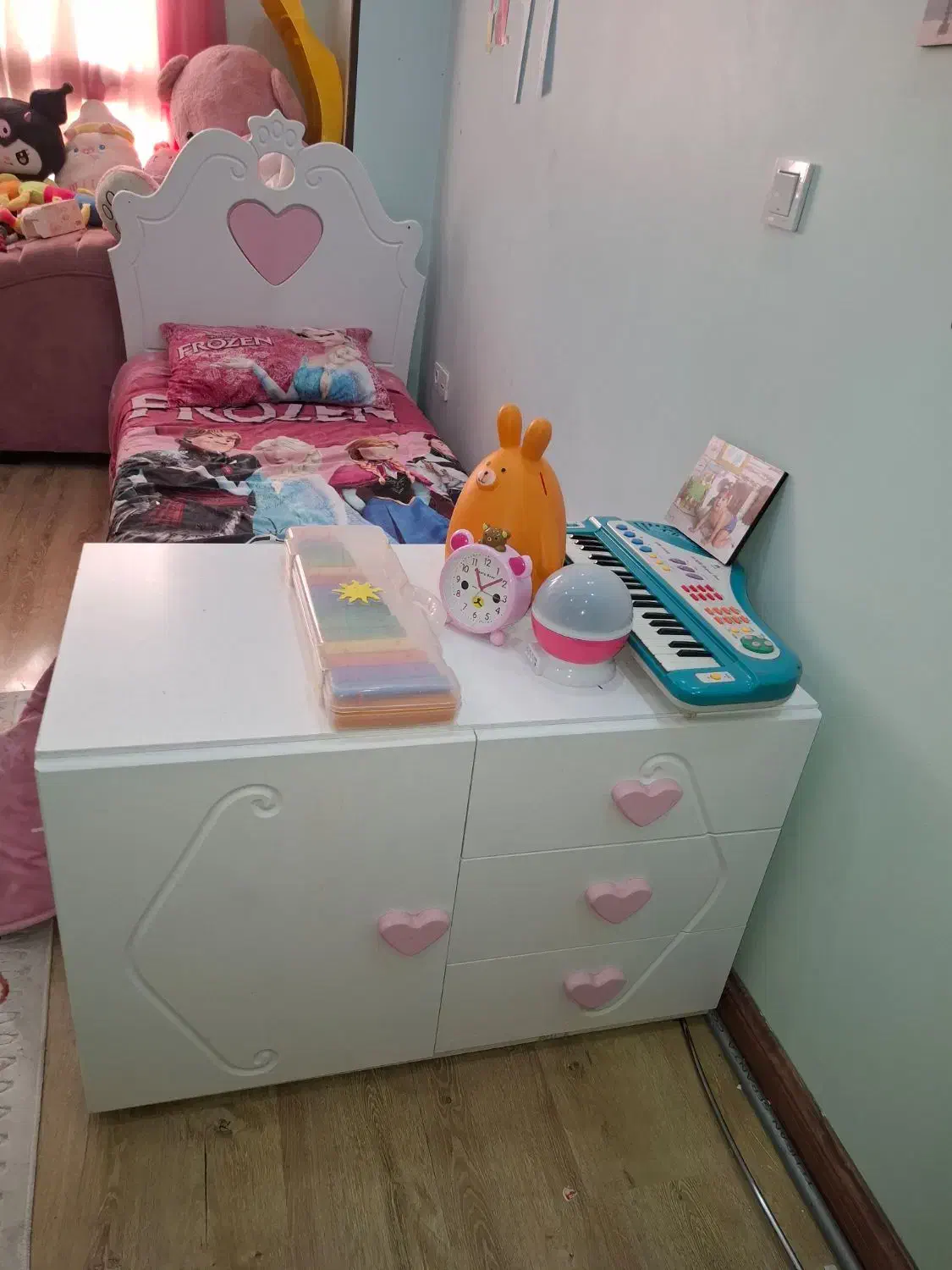 سرویس چوب کودک چهار تیکه برند baby show|تخت و صندلی بچه|تهران, جنتآباد جنوبی|دیوار