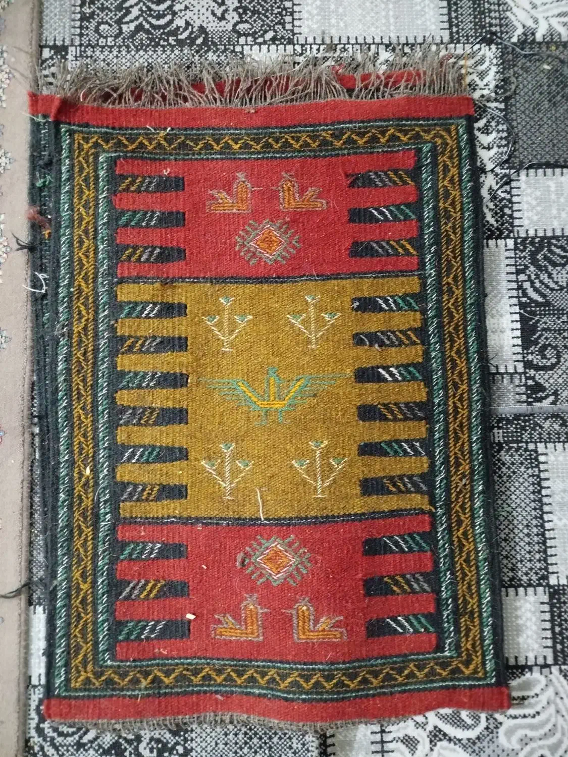 گلیم دست بافت|پادری|بجنورد, |دیوار