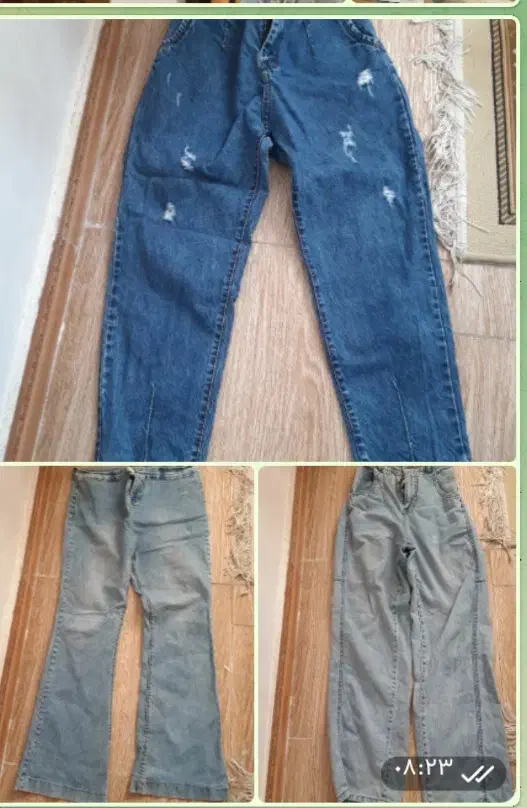 حراج کراپ و مانتو پاییزی وشلوار لی زیبا|لباس|کرمانشاه, |دیوار