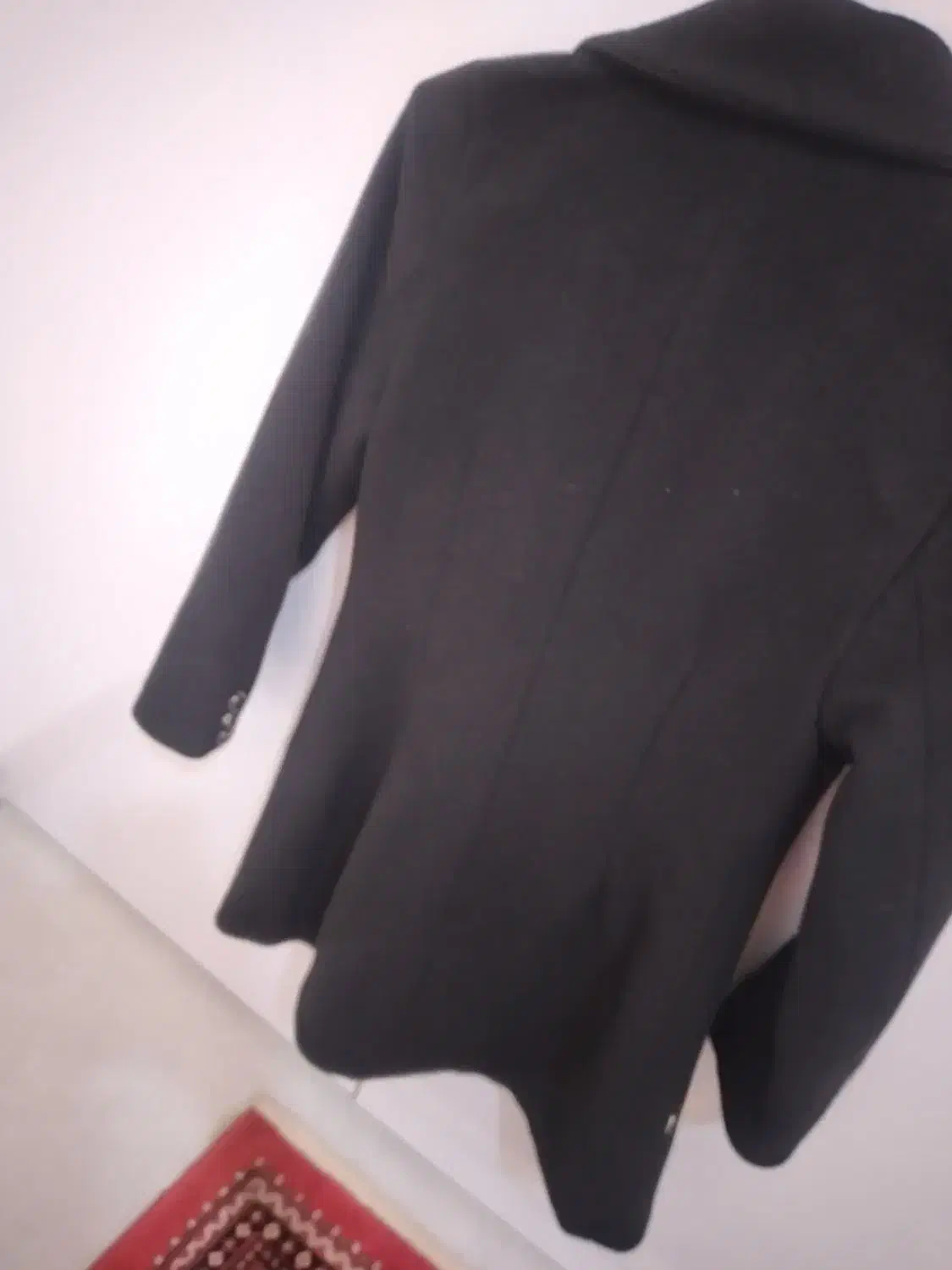 پالتوی کوتاه فوتر مشکی رنگ کاملا نو|لباس|پاپی, |دیوار