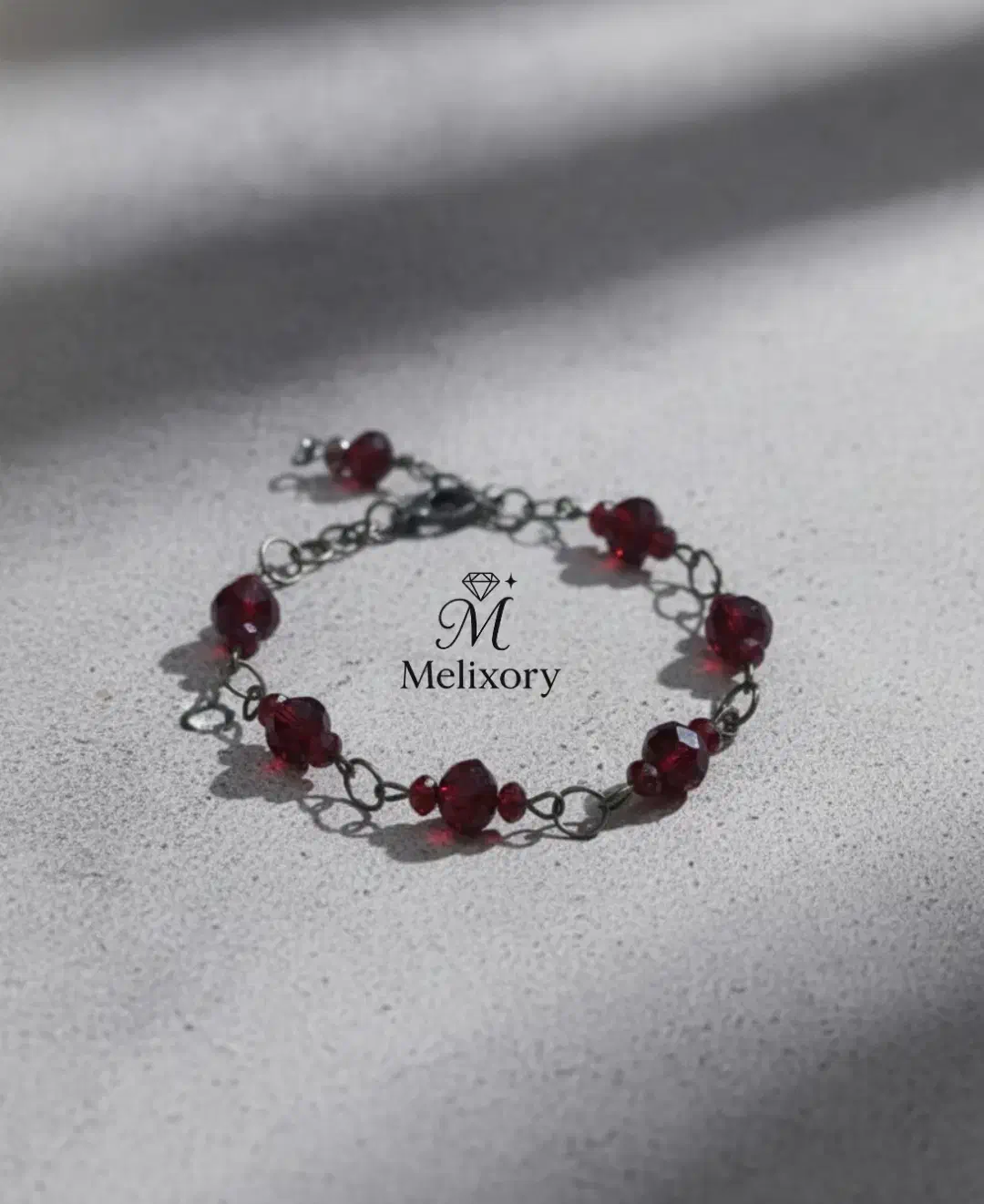 دستبند کریستال زرشکی|بدلیجات|تهران, جیحون|دیوار