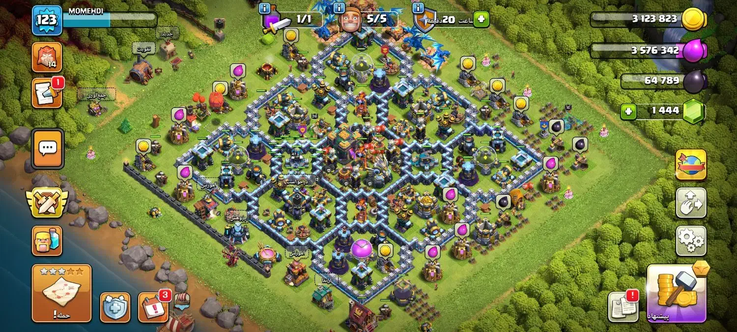 اکانت کلش تان14|کنسول، بازی ویدئویی و آنلاین|سمنان, |دیوار