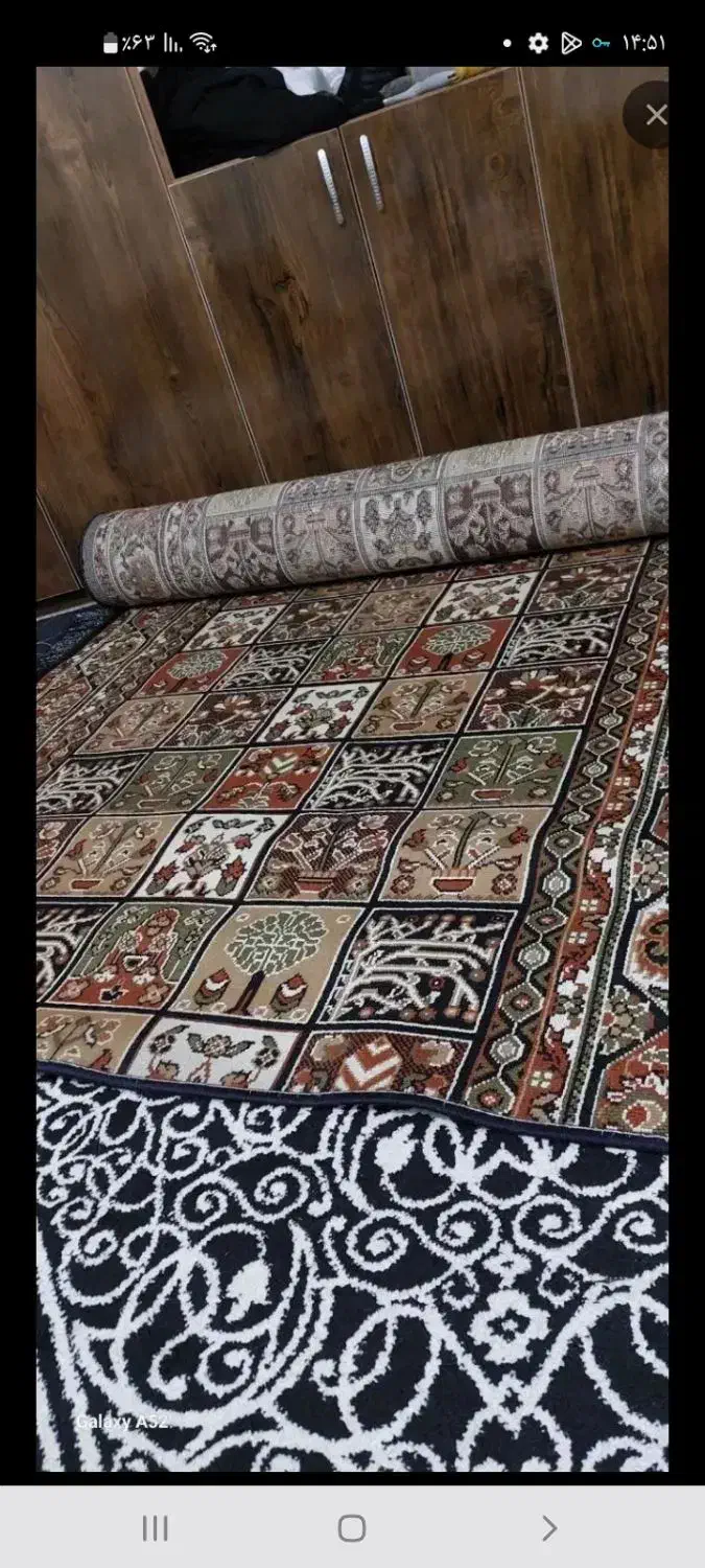 گلیم فرش|گلیم، جاجیم، گبه|دزفول, |دیوار