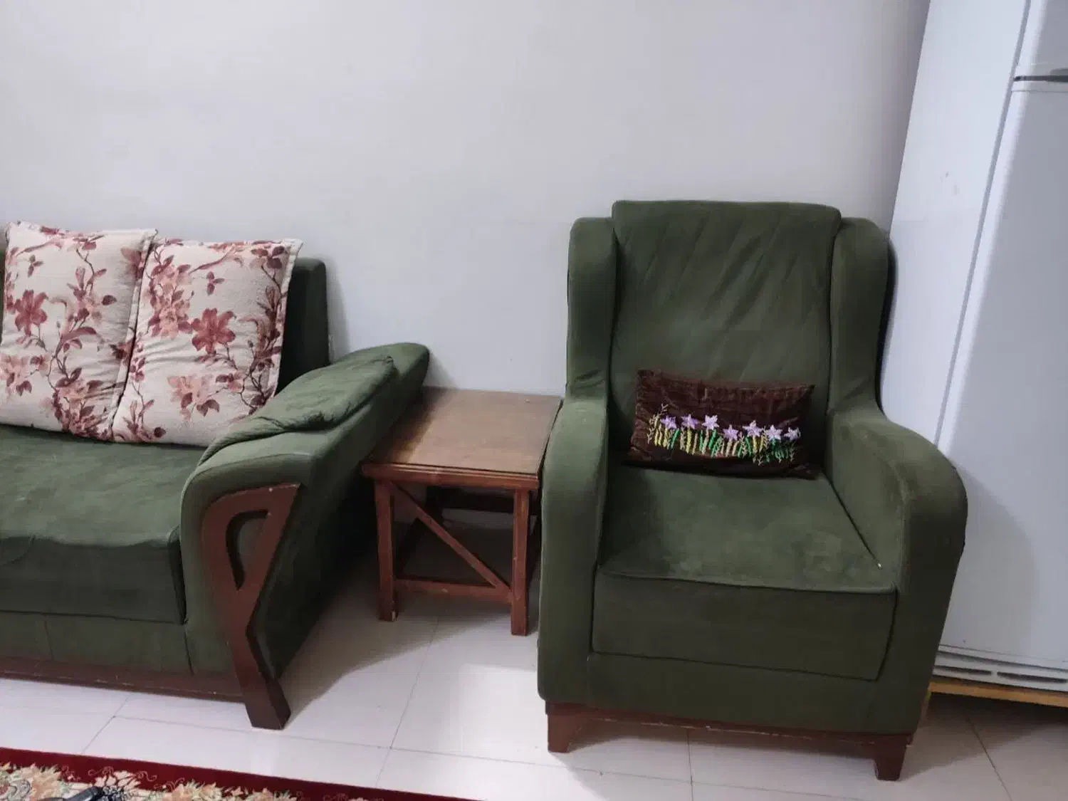 مبل ۷نفره ۵میلیون|مبلمان خانگی و میز عسلی|چناران, |دیوار