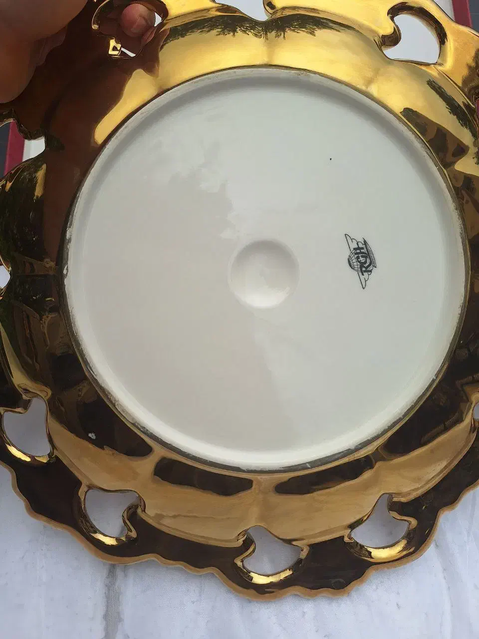 ظرف شیرینی خوری با جعبه|ظروف سرو و پذیرایی|لاهیجان, شقایق|دیوار