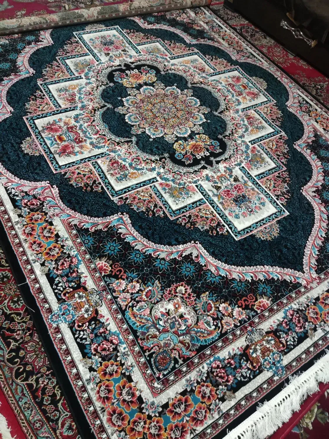 فرش|فرش|لنجان, |دیوار