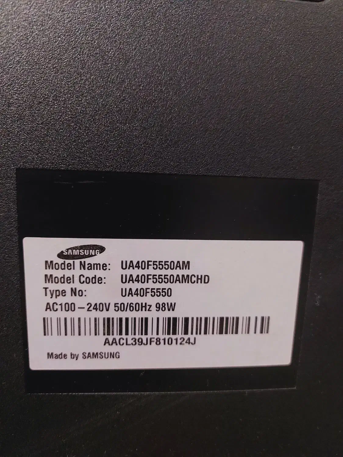 تلویزیون سامسونگ ۴۰ اینچ|تلویزیون و پروژکتور|تهران, بریانک|دیوار