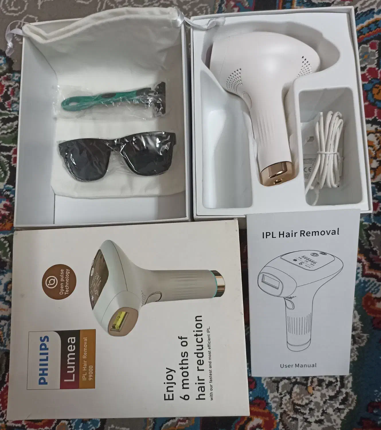 لیزر خانگی فیلیپس اصل هلند|آرایشی، بهداشتی، درمانی|مبارکه, |دیوار