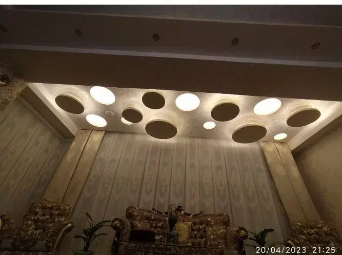 شال پرده تمیز و در حد نو|پرده، رانر، رومیزی|تبریز, |دیوار