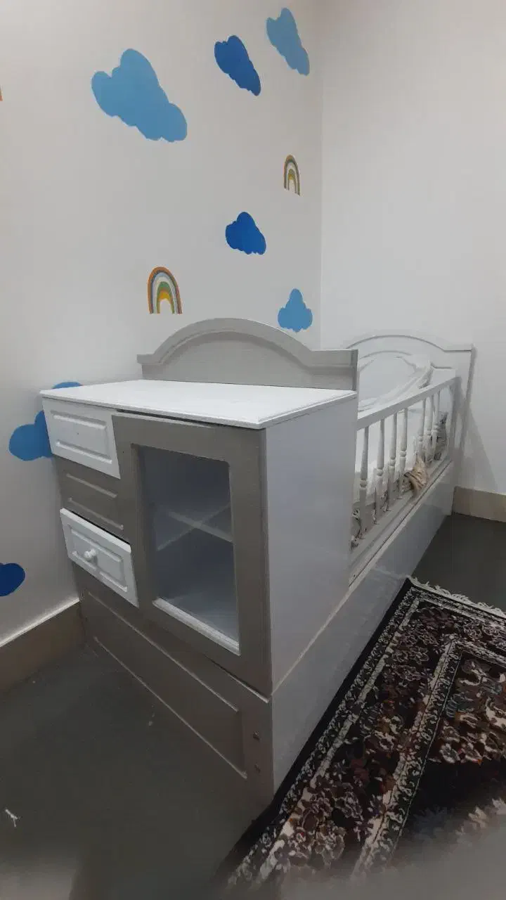 سرویس خواب کودک و‌نوجوان در حد نو چهار کاره|تخت و سرویس خواب|تربت جام, یحیی آباد|دیوار