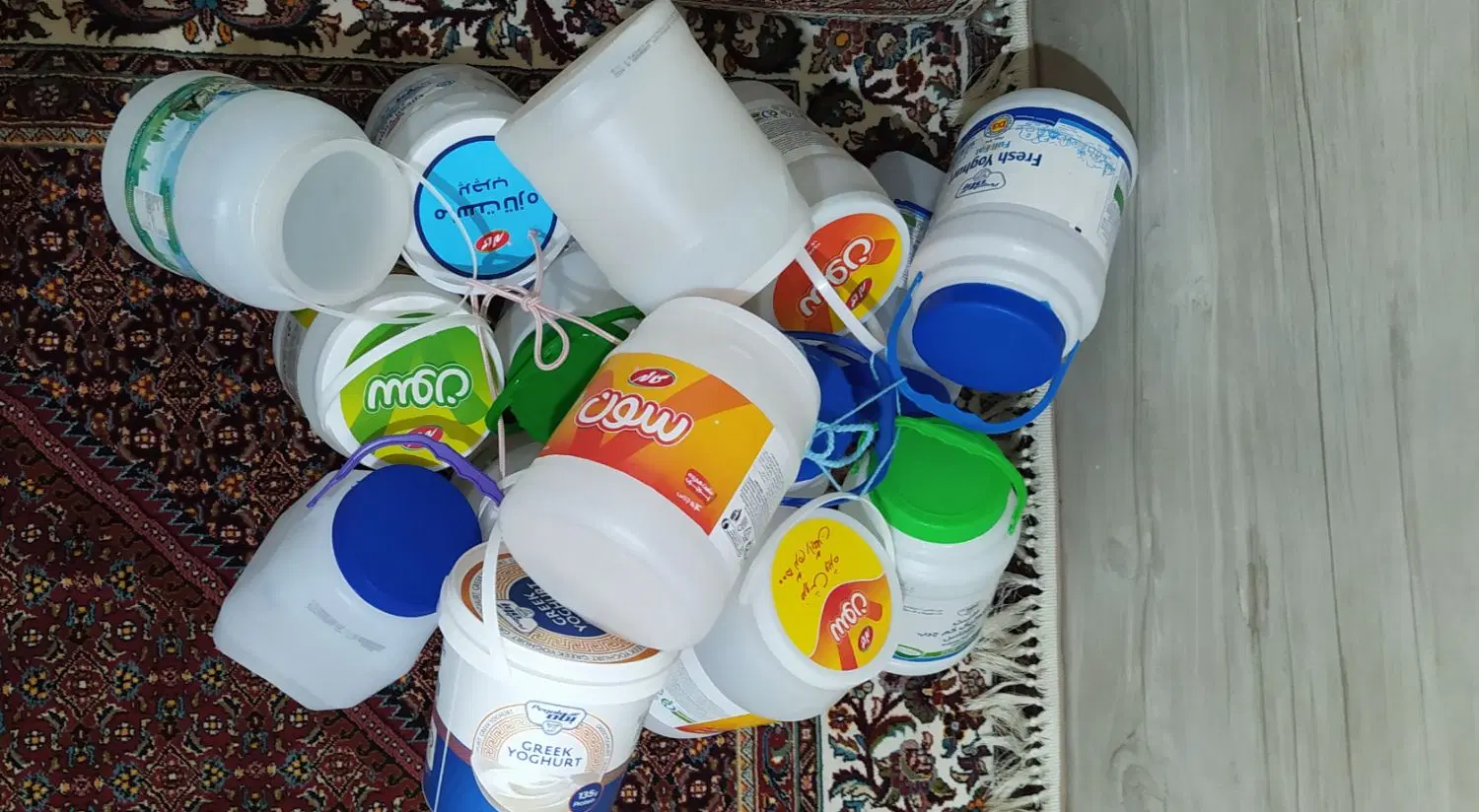 15عدد دبه|ظروف نگهدارنده، پلاستیکی، یکبارمصرف|زنجان, |دیوار