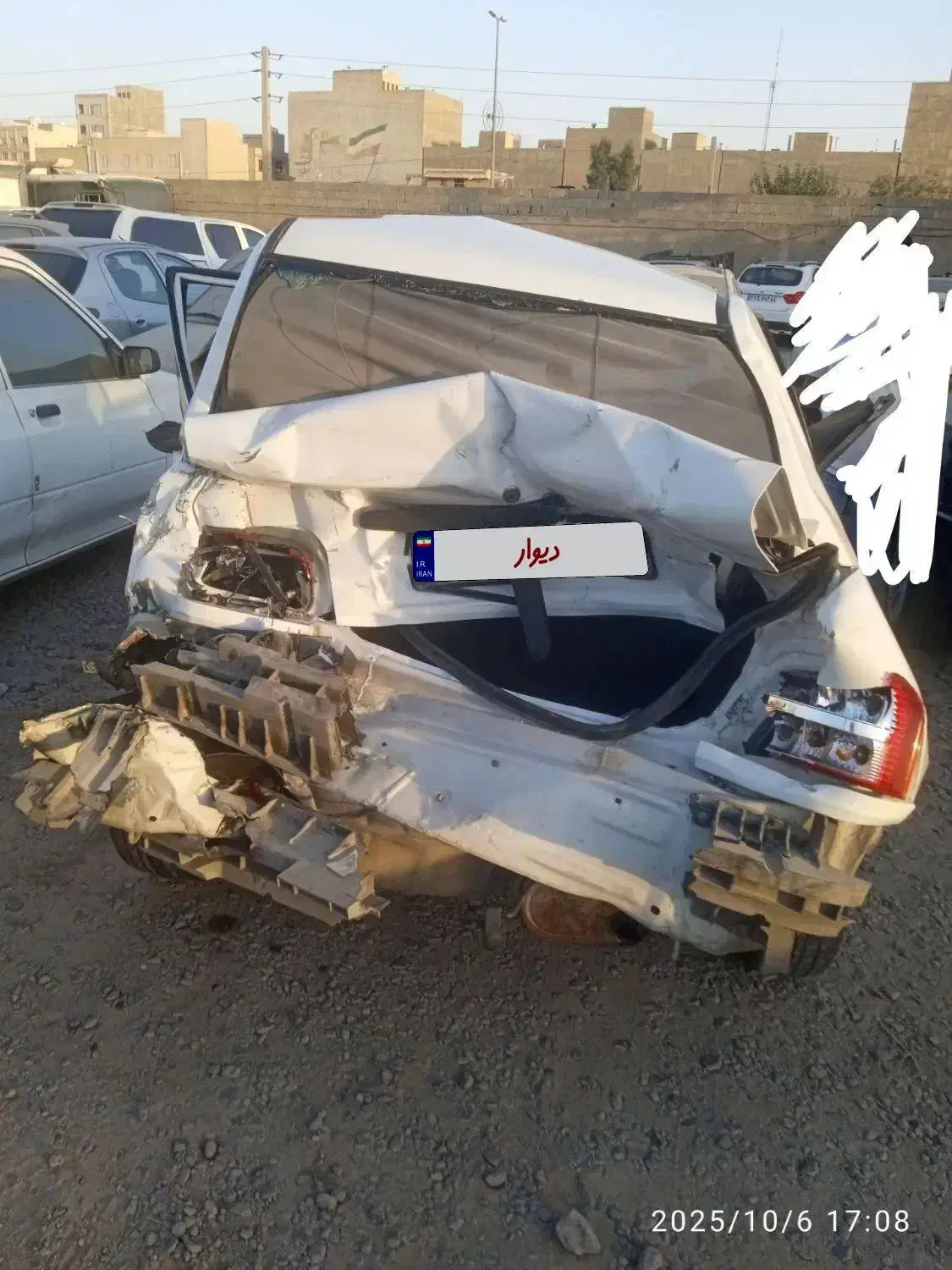 پراید تصادفی مدل 95|خودرو سواری و وانت|رباطکریم, رباطکریم|دیوار