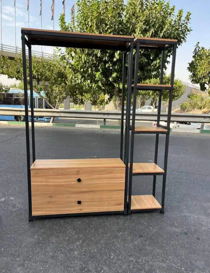 رگال چوب و فلز کمد کشوو دراور جاکفشی جا لباسی|جاکفشی، کمد، دراور|تهران, نعمت‌آباد|دیوار