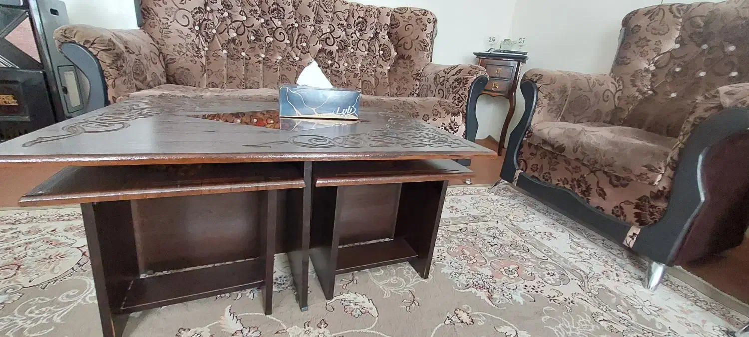 میز جلو مبلی|مبلمان خانگی و میز عسلی|محمدیه-قزوین, |دیوار