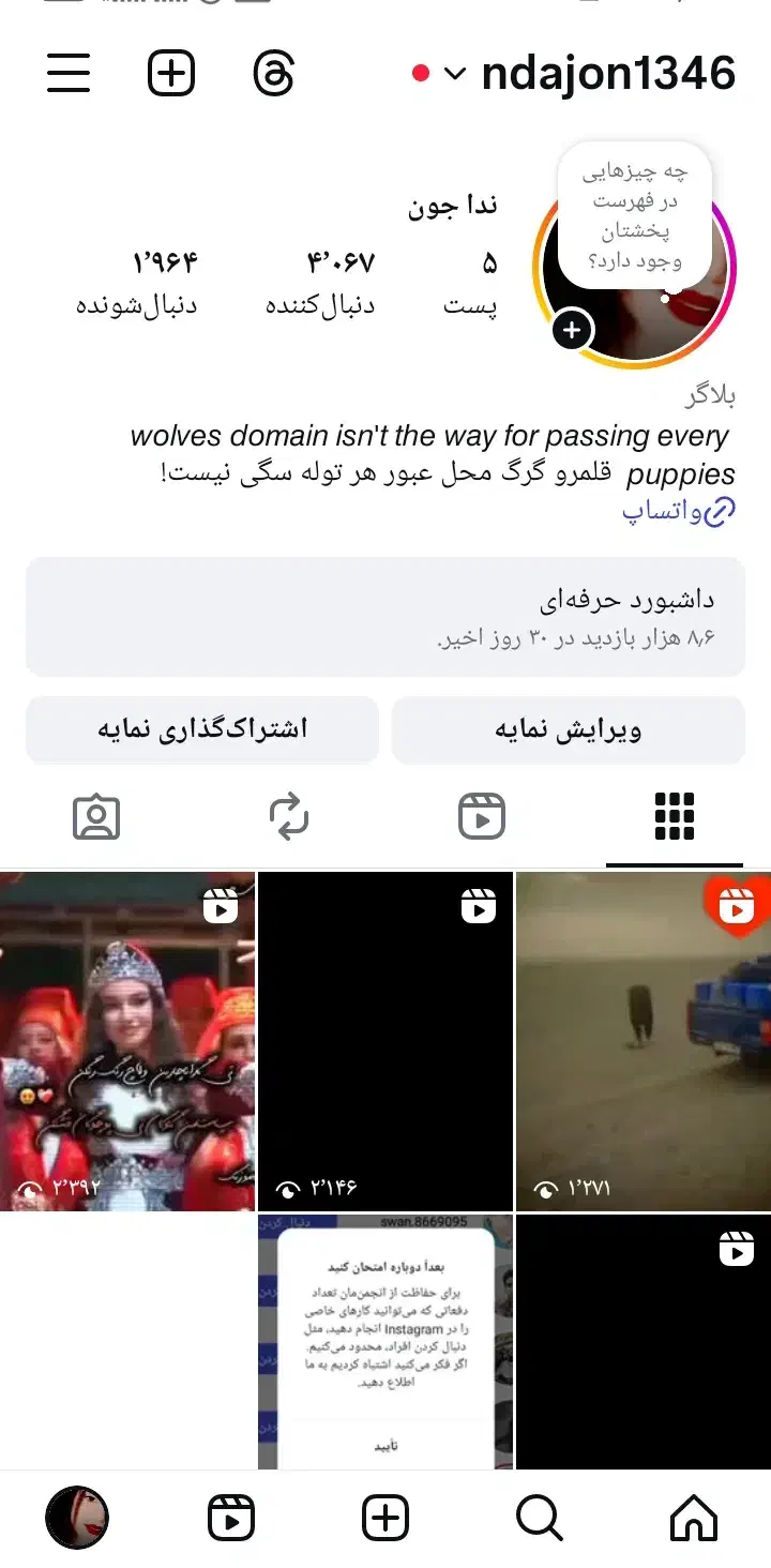 پیج فروشی بازدید استوری 1200|لوازم جانبی موبایل و تبلت|ایرانشهر, |دیوار