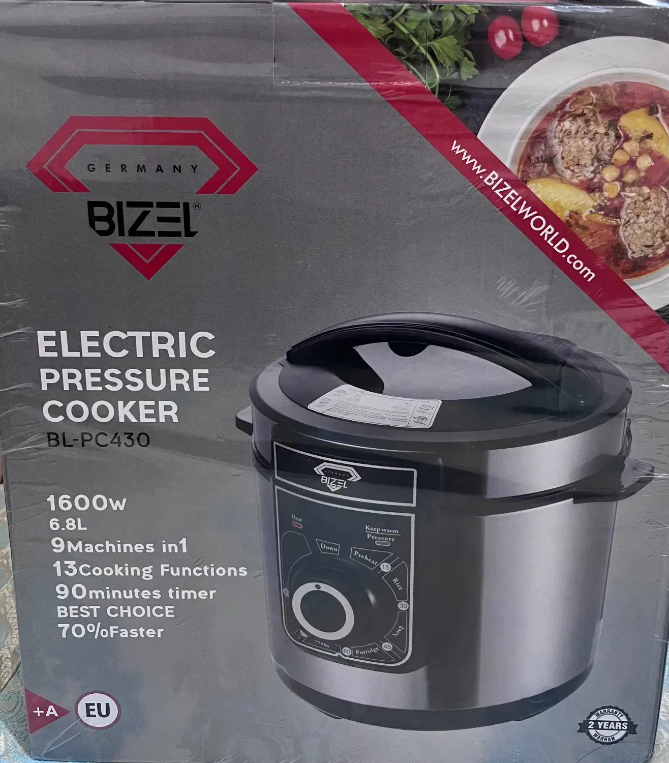 زودپزبرقی۹کاره بیزل اصل المان|اجاق گاز و لوازم برقی پختوپز|سیرجان, |دیوار