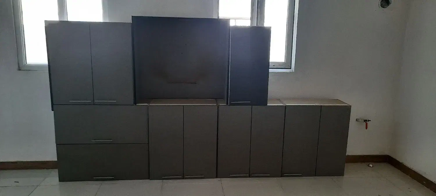 کابینت ام دی اف آماده در حد نو تمیز|مصالح و تجهیزات ساختمان|اهواز, فرهنگ شهر|دیوار
