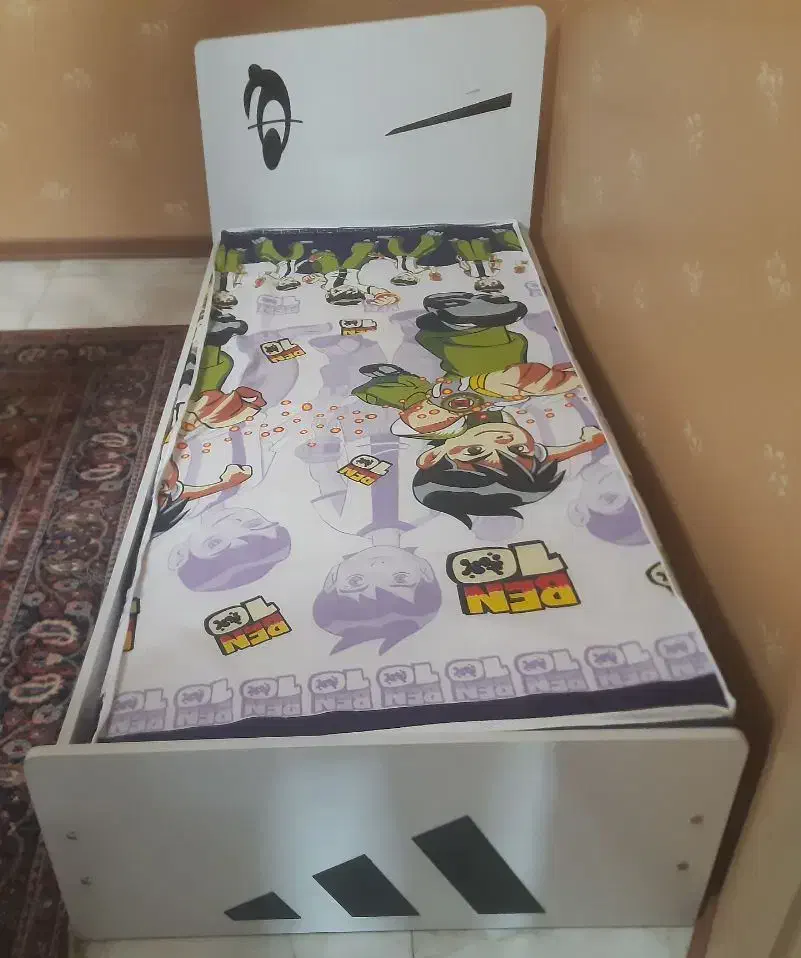 تخت یکنفره نوجوان|تخت و سرویس خواب|مشهد, شهرک لشکر (شهرک غرب)|دیوار