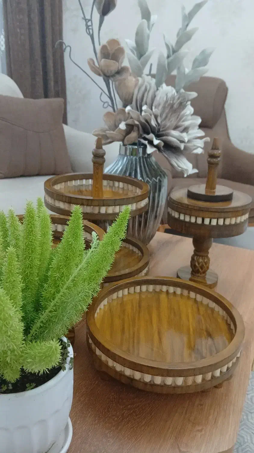 سرویس پذیرایی چوبی|ظروف سرو و پذیرایی|گلستان (تهران), |دیوار