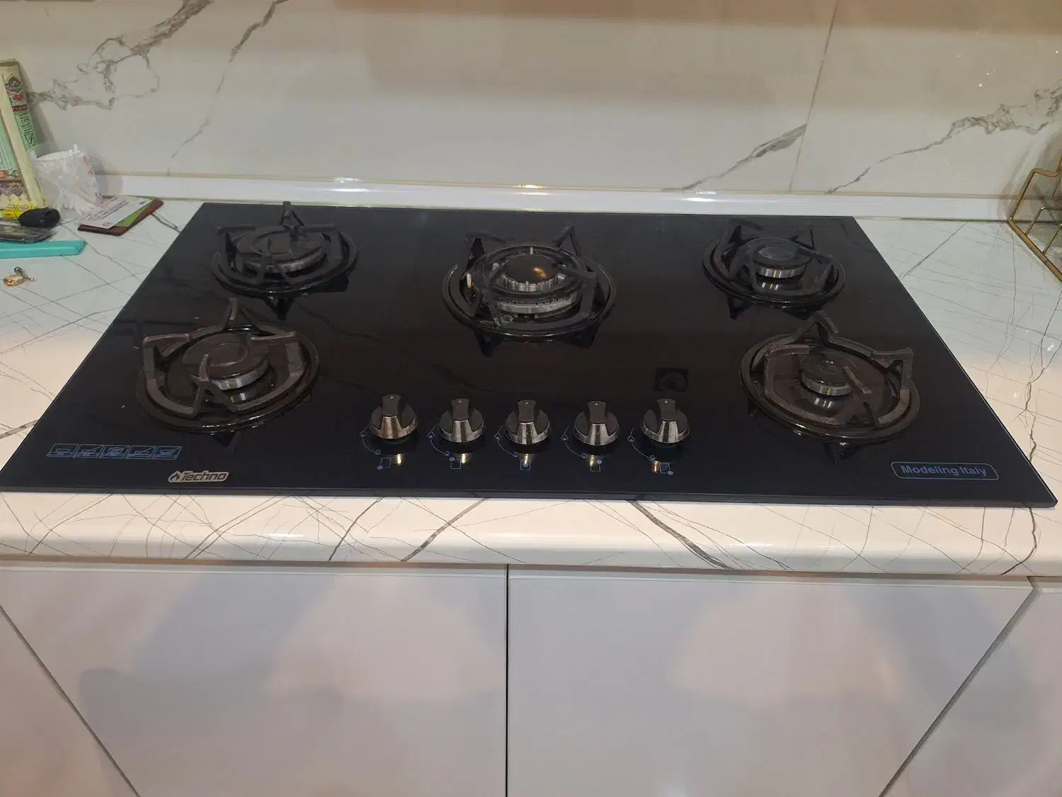 گاز ۵ شعله رو کار کار|اجاق گاز و لوازم برقی پختوپز|لنگرود, |دیوار