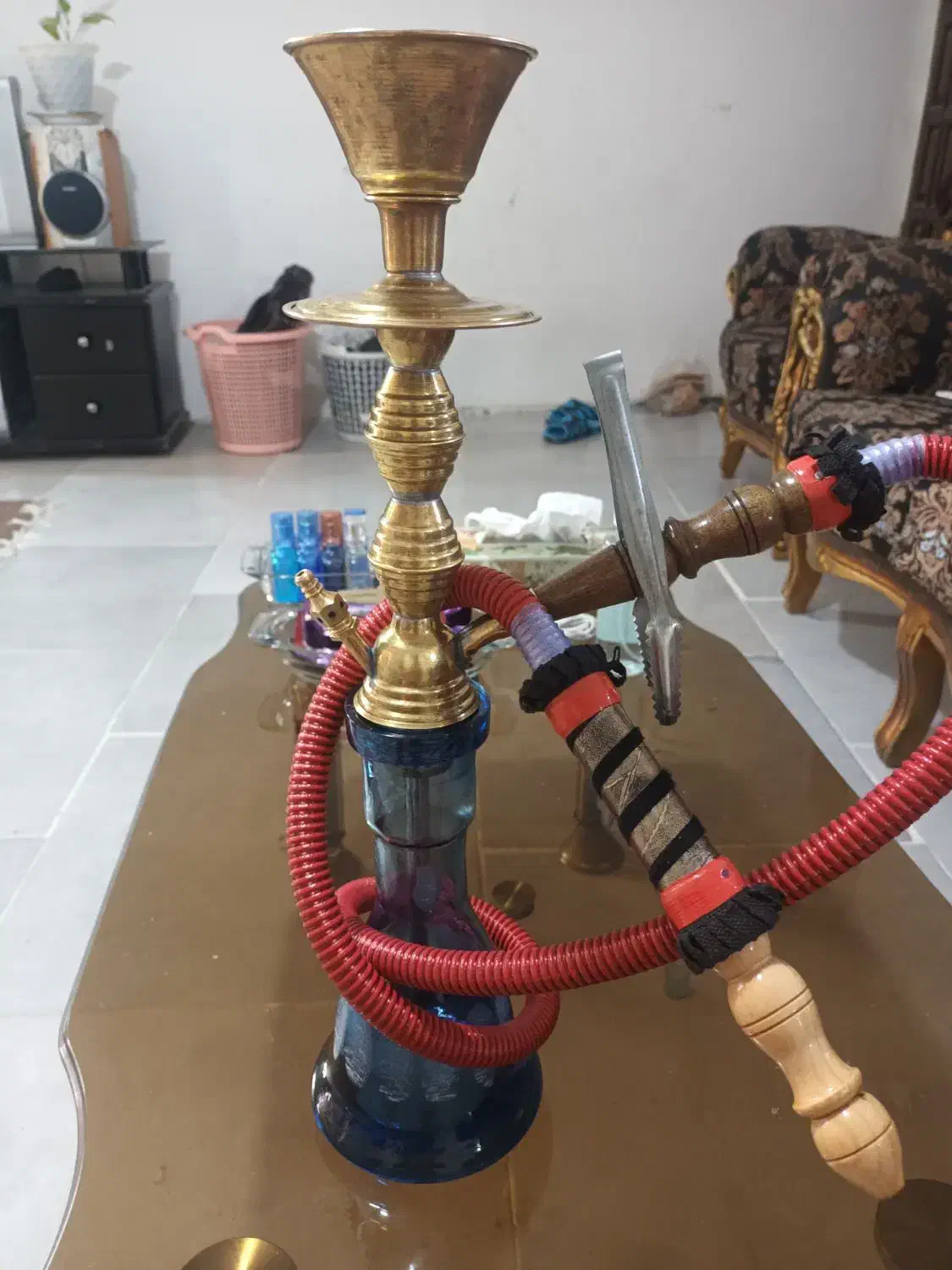 قلیان برنج دوقل اصل نوع|کلکسیون و سرگرمی|بابل, |دیوار