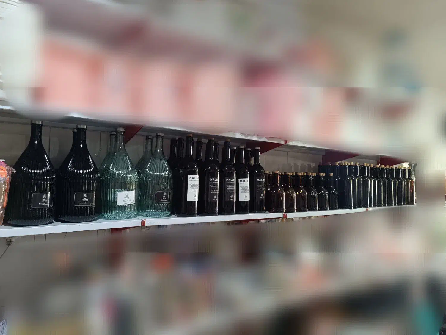 بطری شیشه ای قهوه ای با درب چوب پنبه و کاپ حرارتی|ظروف نگهدارنده، پلاستیکی، یک‌بارمصرف|زنجان, |دیوار