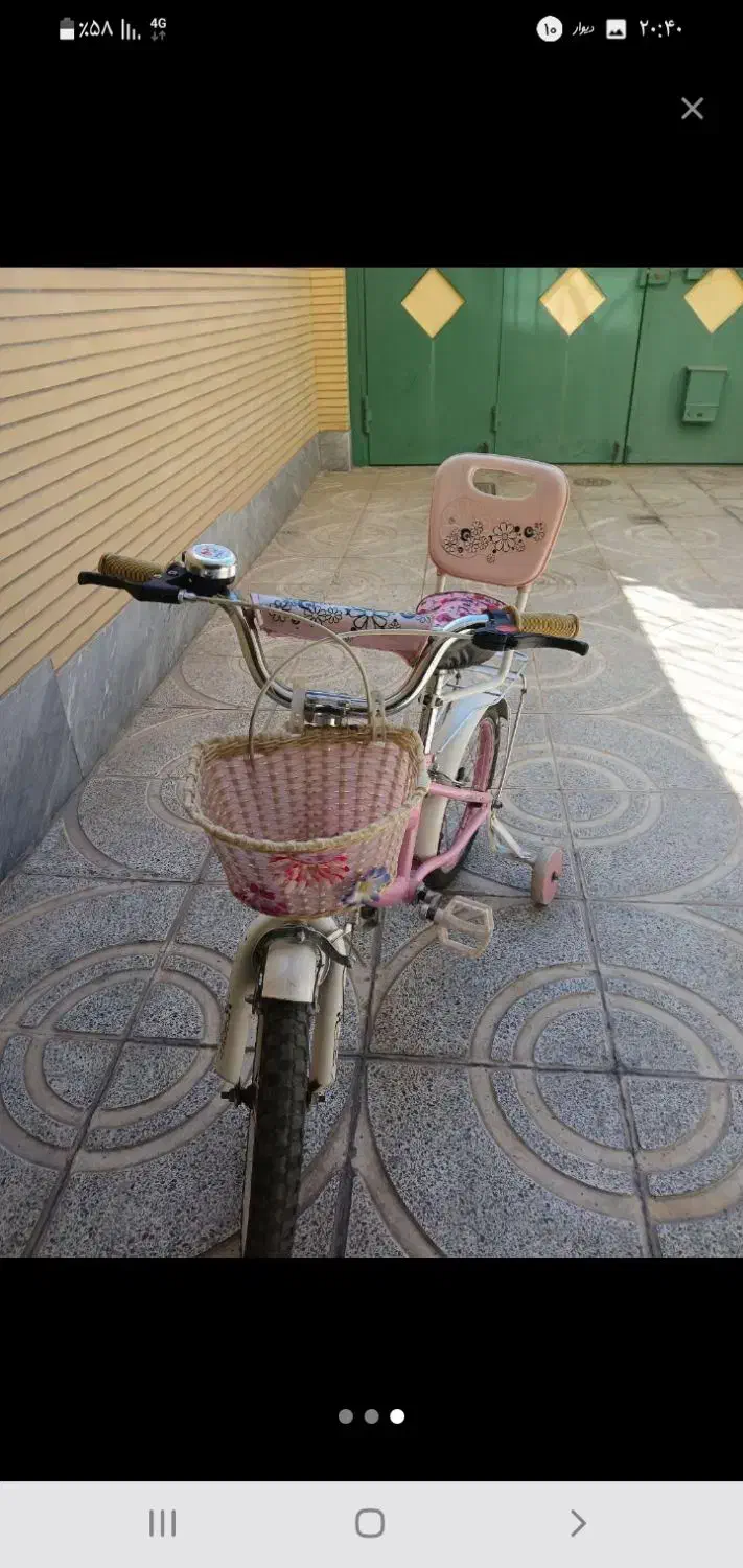 دوچرخه دخترانه سایز۱۶ مارک پرادو|دوچرخه، اسکیت، اسکوتر|اصفهان, شفق|دیوار