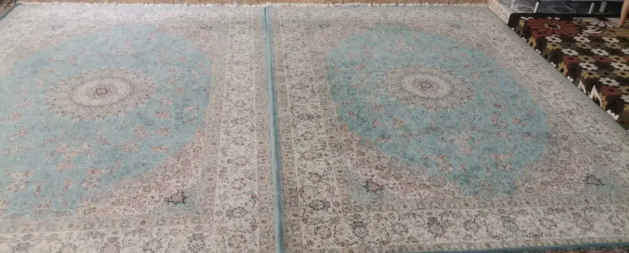 دو فرش 9 متری با کناره 12 متری و 4 متری|فرش|کرمانشاه, |دیوار