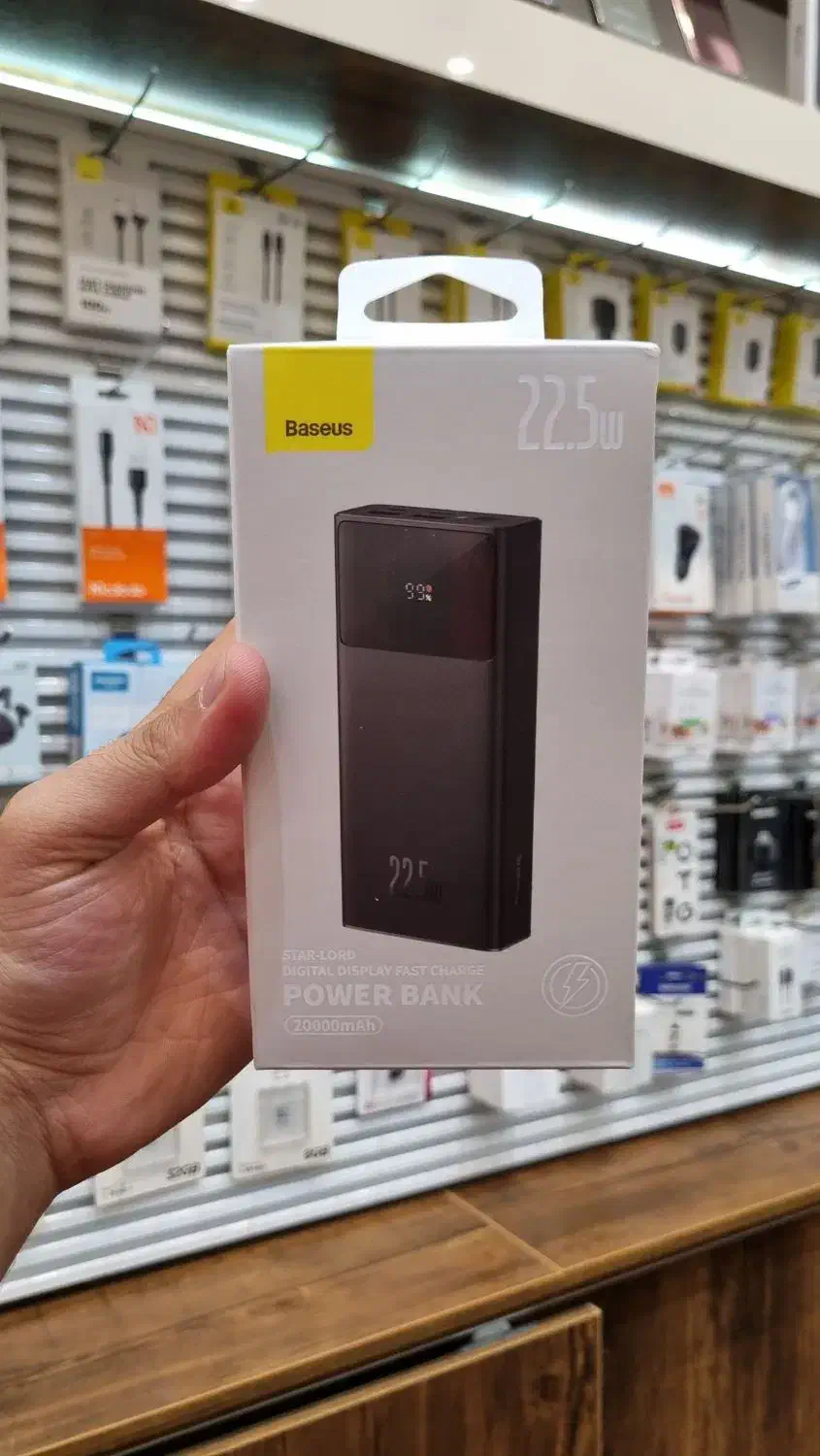 پاوربانک بیسوز ۲۰هزار ۲۲.۵ وات|لوازم جانبی موبایل و تبلت|قم, عربستان|دیوار