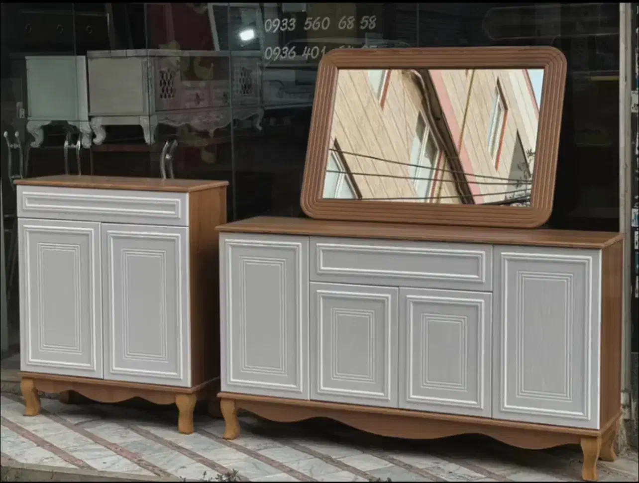 کنسول حصیر بامبو|بوفه، ویترین، کنسول|کرج, پیشاهنگی|دیوار