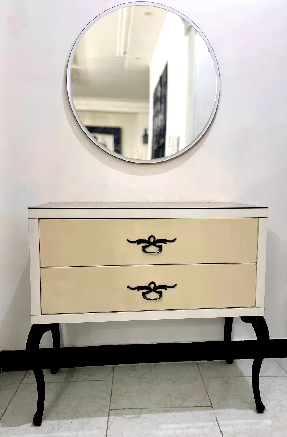 آینه کنسول کاملا سالم|بوفه، ویترین، کنسول|رشت, نخودچر|دیوار