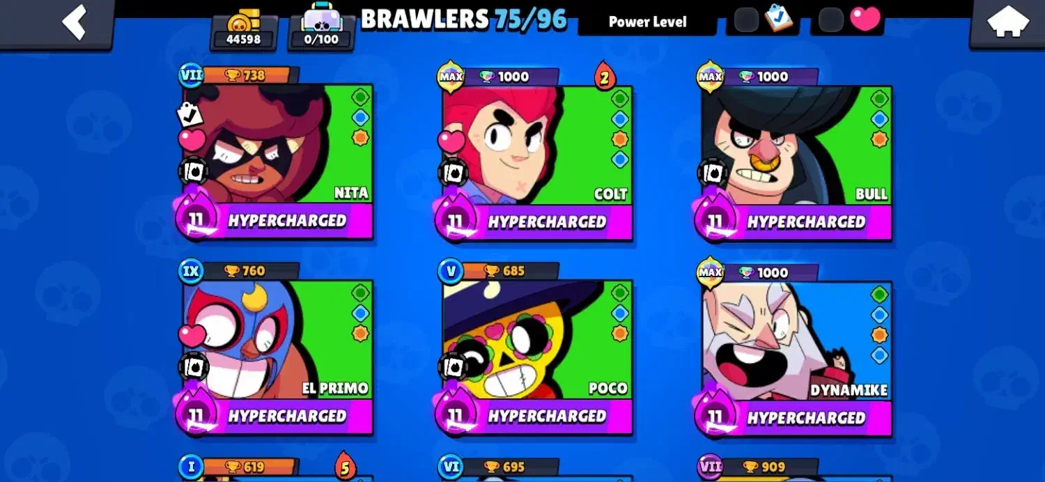 اکانت براول استارز ۴۴k|کنسول، بازی ویدئویی و آنلاین|اسلام‌‌آباد غرب, |دیوار