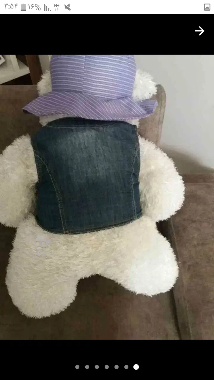 عروسک پولیشی خرس|اسباب‌‌بازی|ساری, |دیوار