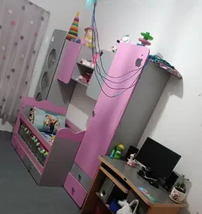 سرویس خواب کودک و نوجوان|تخت و سرویس خواب|پرند, فاز ۴|دیوار