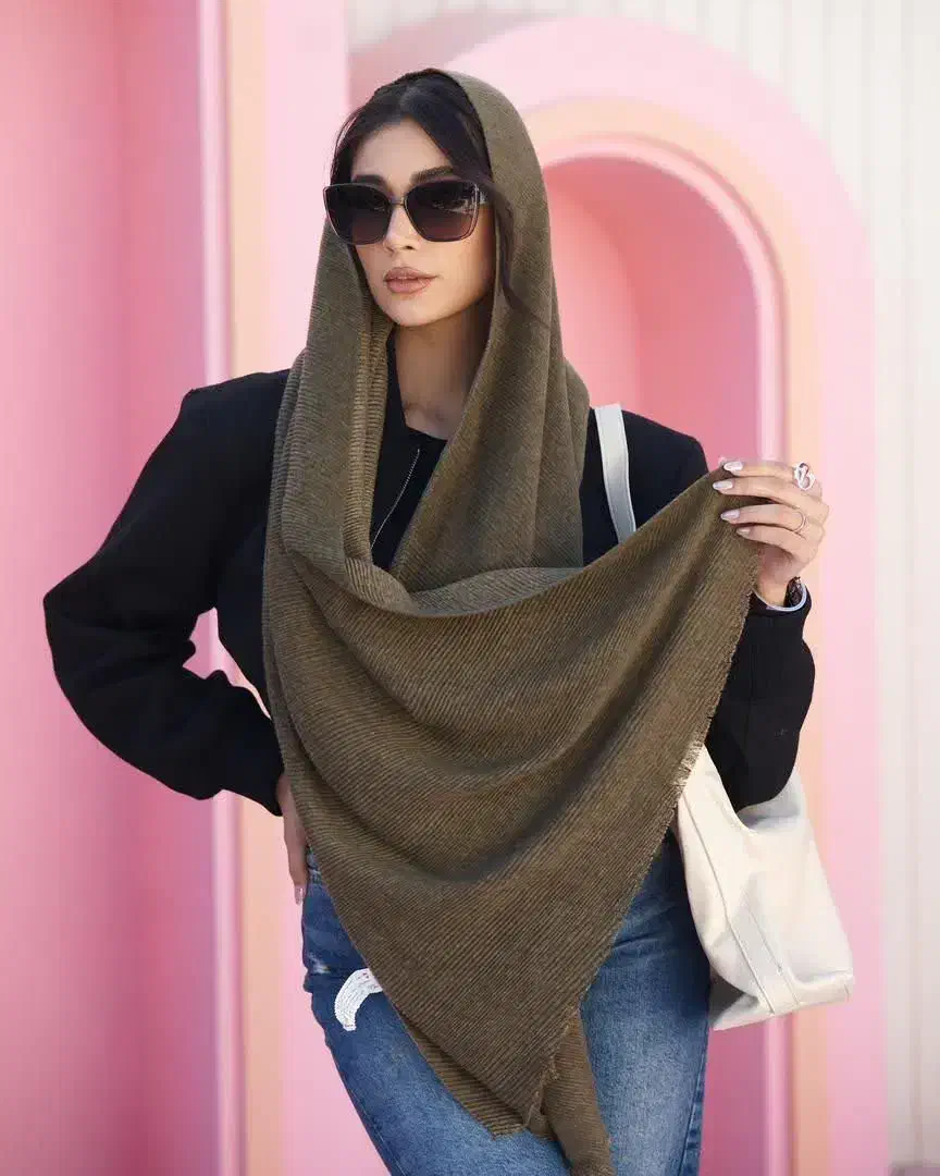 شال پاییزه برشکا طرح بانداراس|لباس|یزد, |دیوار