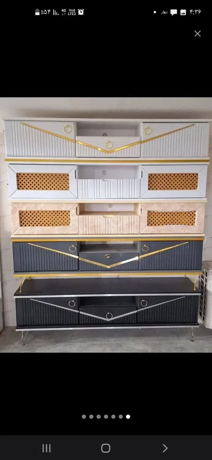 میز تلویزیون نو آکبند سمساری بزرگ سارانی|میز تلویزیون|زابل, |دیوار