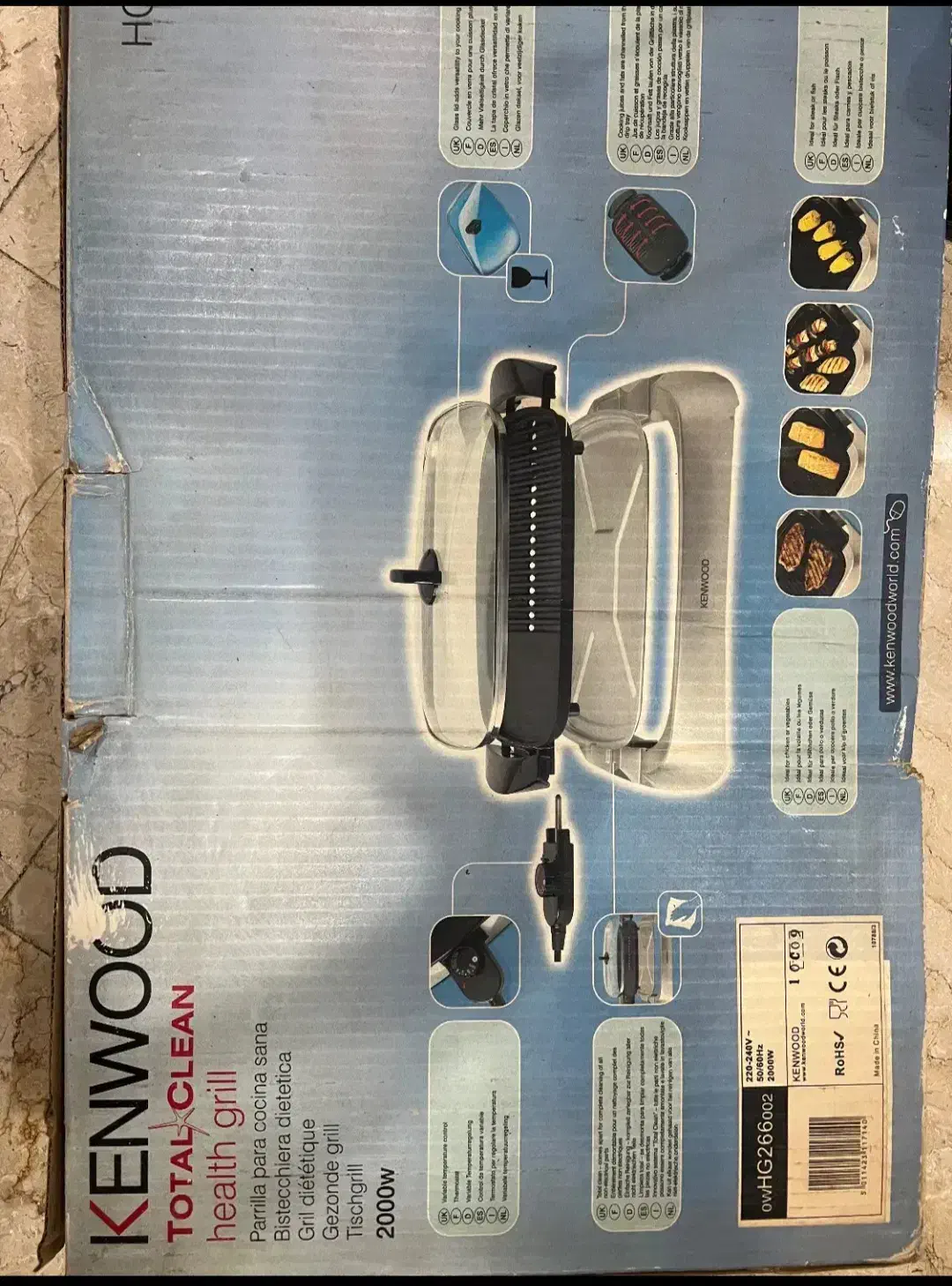 کباب پز کنوود بدون روغن اصل|اجاق گاز و لوازم برقی پختوپز|تهران, چیتگر شمالی|دیوار